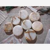 مهر نماز سنگی مرمر (دو طرف ساب)
