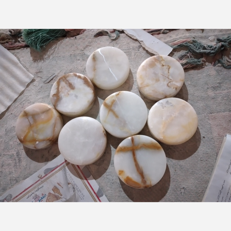مهر نماز سنگی مرمر (دو طرف ساب)