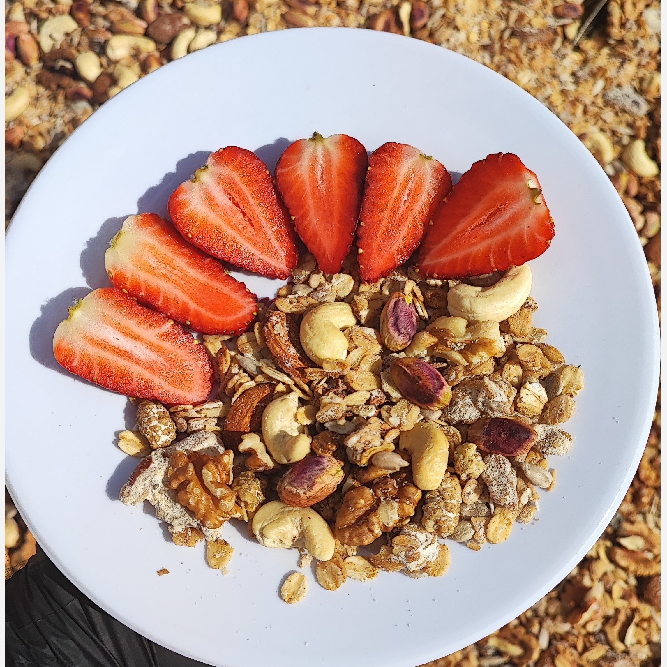 گرانولا 1 کیلویی زعفرونی پرانرژی پرمغز (تولید روزانه)