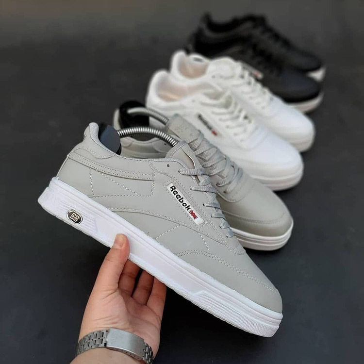 کتونی ونس ریبوک انگلیسی سفید مشکی کژوال اسپرت Reebok زنانه و مردانه و بزرگپا