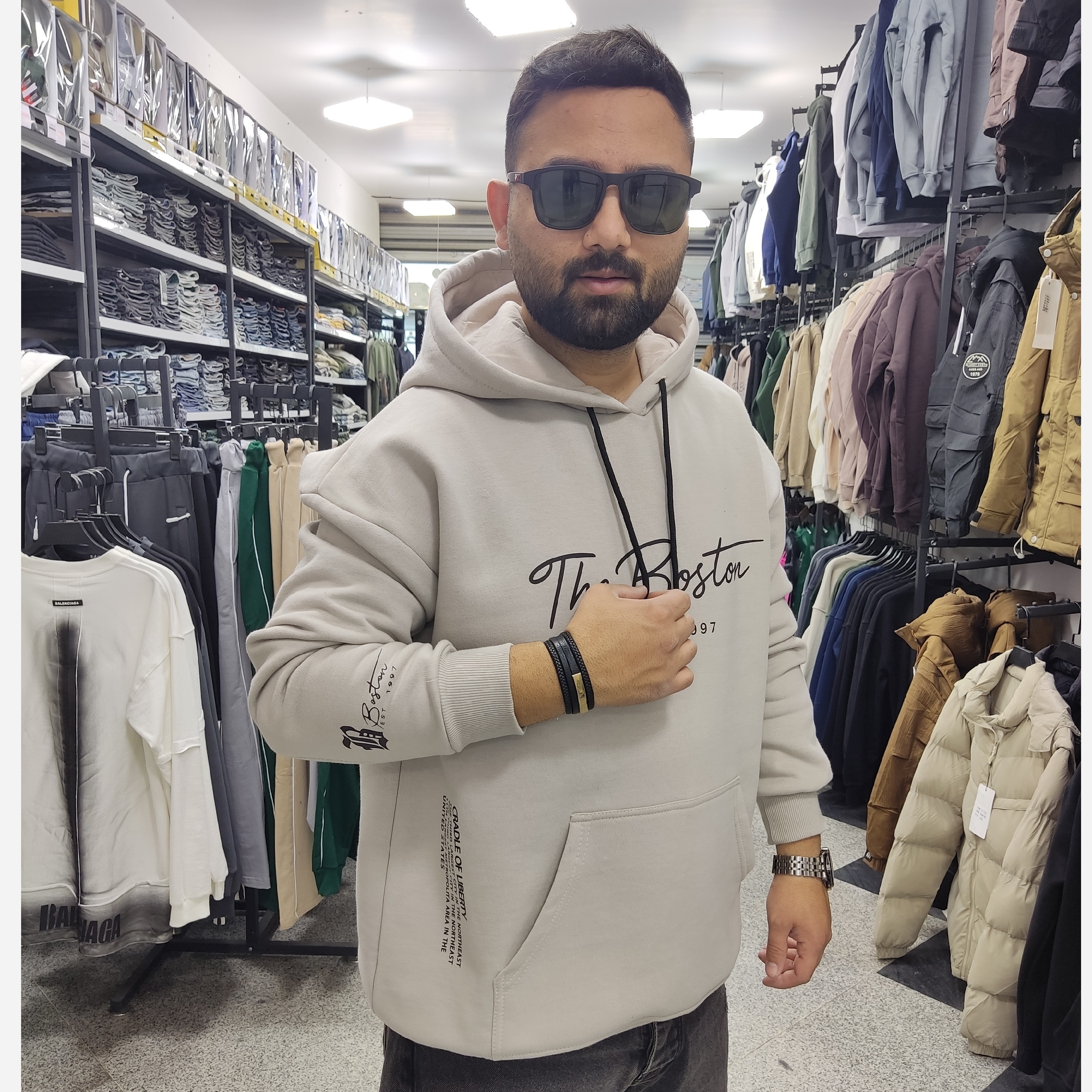 هودی مردانه تمام پنبه سه نخ تو کرکی