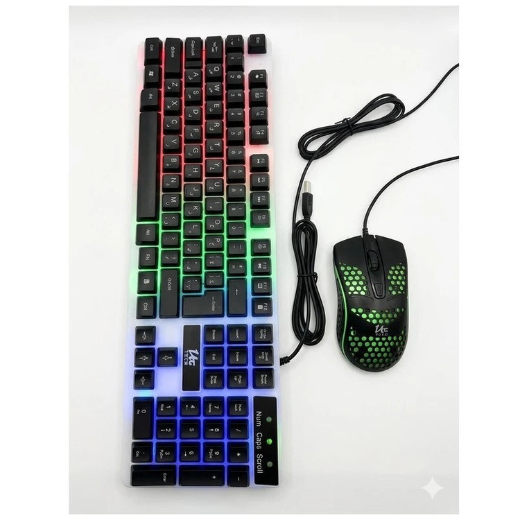 کیبورد و موس گیمینگ یوسیتک مدل 2070G