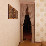 پرده ریسه ای طرح پیچ پیچی در رنگبندی زیبا