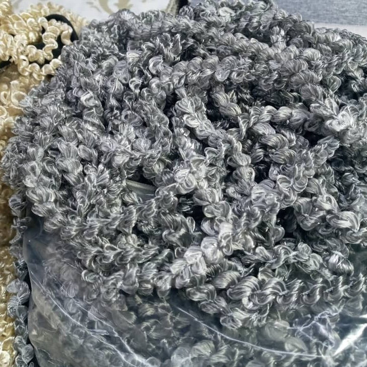 پرده ریسه ای طرح پیچ پیچی در رنگبندی زیبا