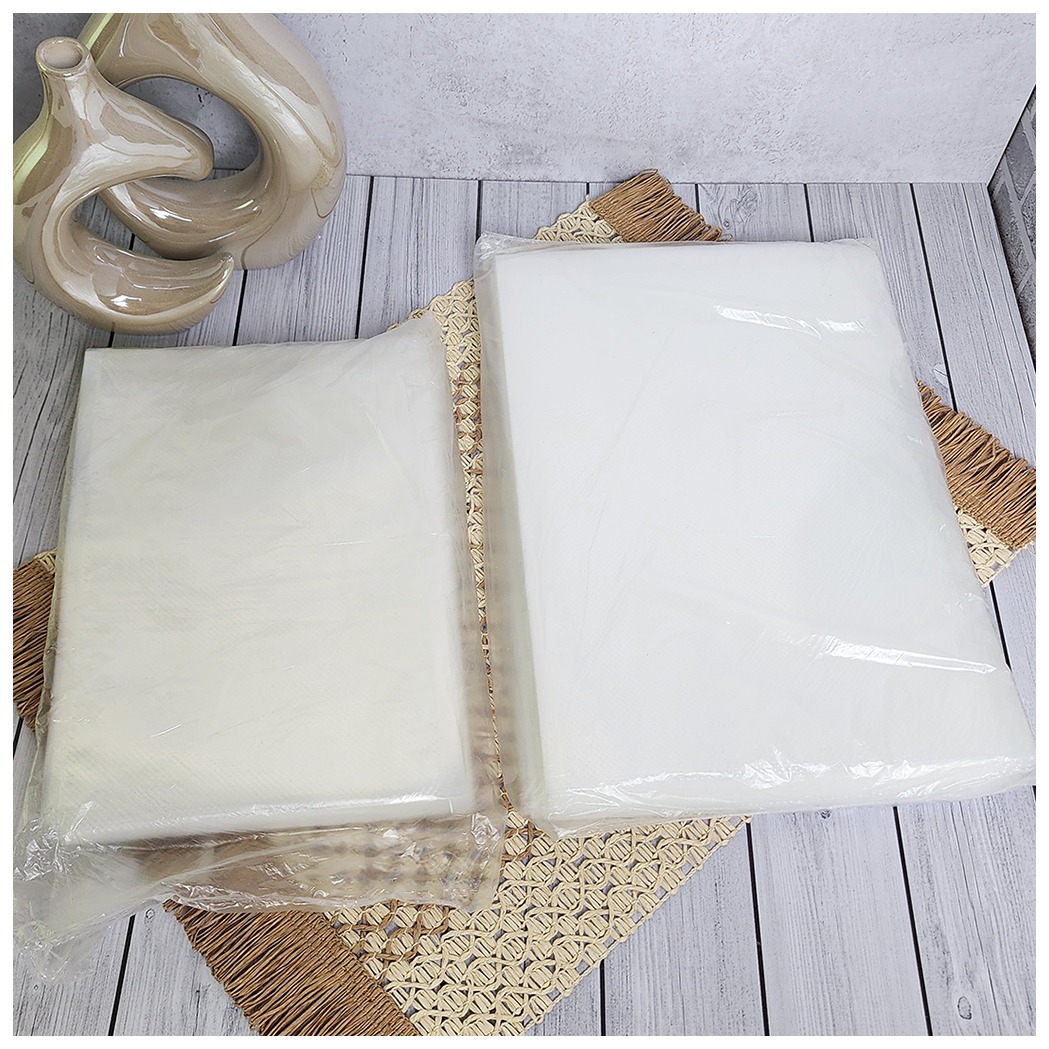 پلاستیک وکیوم مواد غذایی 50عددی سایز 25*17 و 20*30