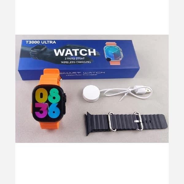 ساعت هوشمند مدل T3000 ultra داری 2 بند