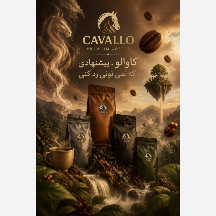 قهوه اسپرسو 80 روبوستا 20 عربیکا 500 گرمی،آسیاب شده