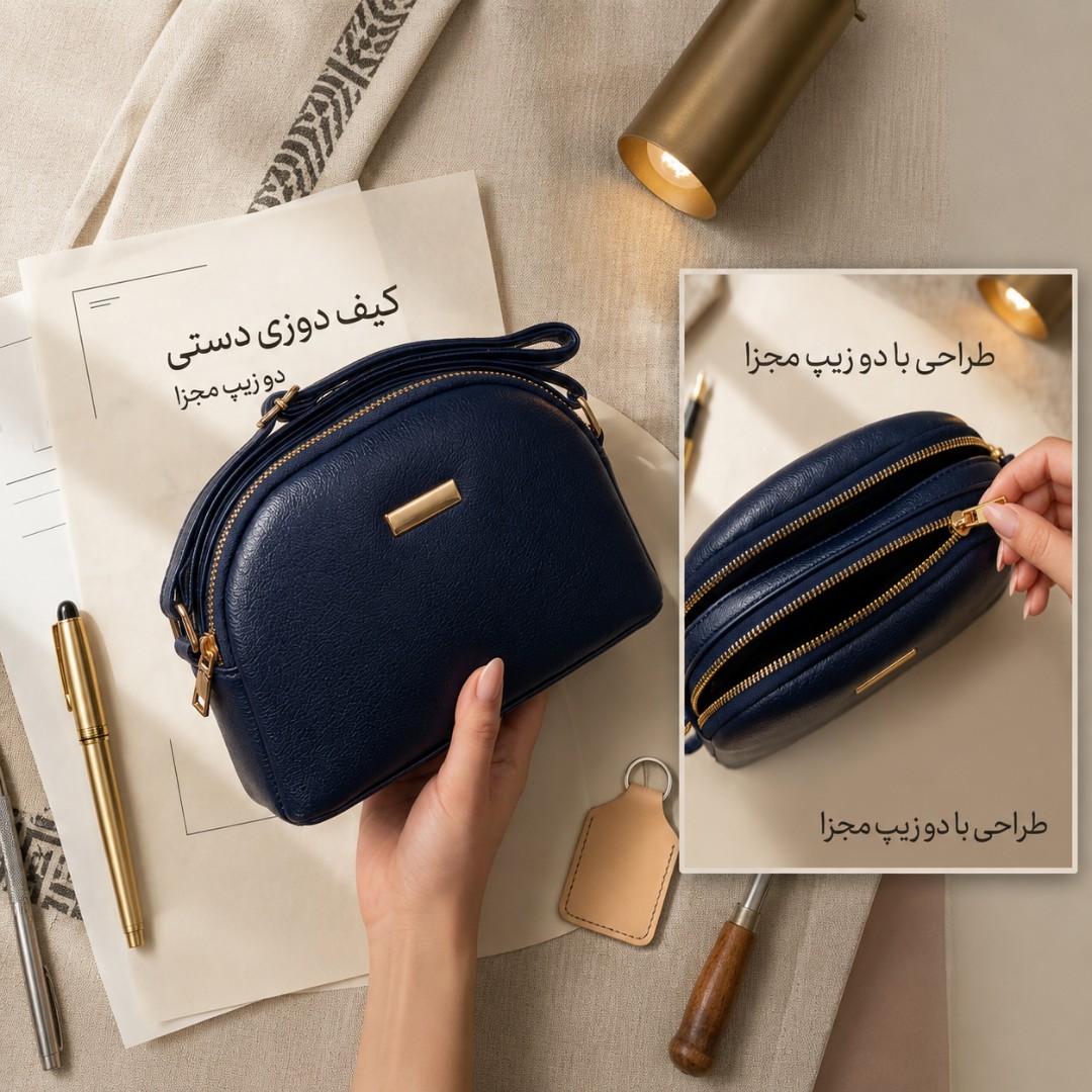 کیف زنانه و دخترانه وارداتی کیف دوشی با چرم بادوام