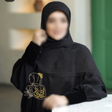روسری اسلپ اکلیلی حاشیه دانتل قواره 140 خنک و مجلسی
