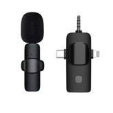 میکروفون یقه ای بیسیم مدل k15 دو کاربر ( مناسب تولید محتوا و استفاده برای موبایل و دوربین های مختلف ...)