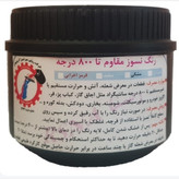 رنگ نسوز مشکی، نقره ای و قرمز اخرایی مات (ارسال رایگان) مناسب اگزوز و انجین، شومینه، بخاری، کباب پز...