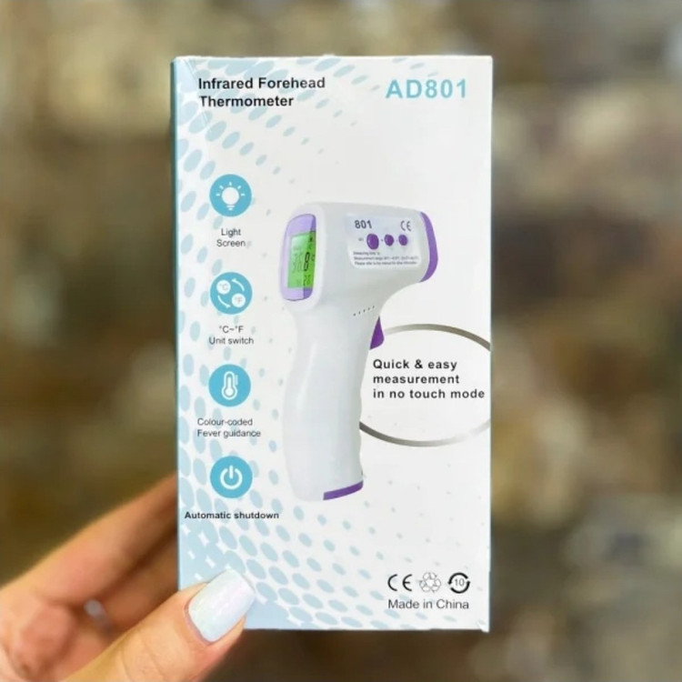تب سنج لیزری دیجیتالی مدل AD801 بدن و محیط