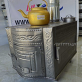 بخاری هیزمی طرح دار سه کاره(1 سال ضمانت)