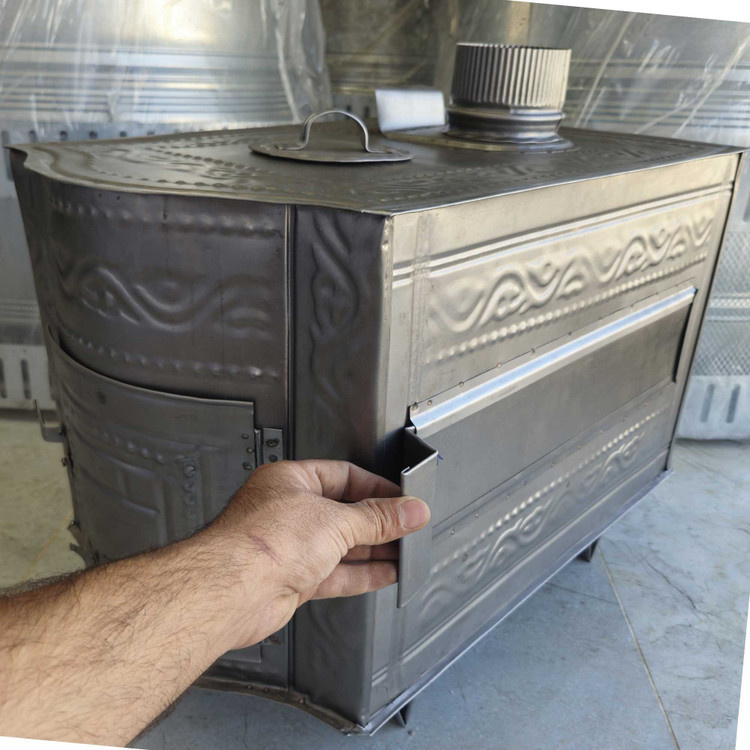بخاری هیزمی طرح دار سه کاره(1 سال ضمانت)