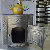 بخاری هیزمی طرح دار سه کاره(1 سال ضمانت)