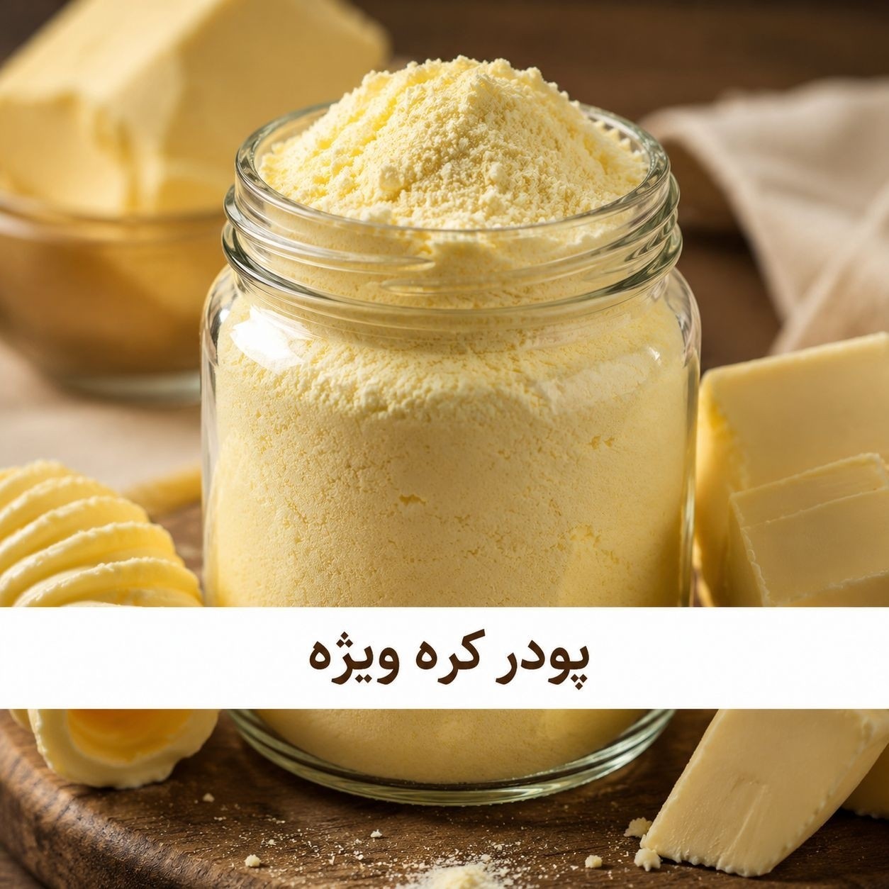 پودر کره (ویژه) بسته بندی (1000/500/250/100/50) گرمی