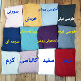 بلوز بافت زنانه ابریشمی آستین بلند پاییزه سایز 38تا 46