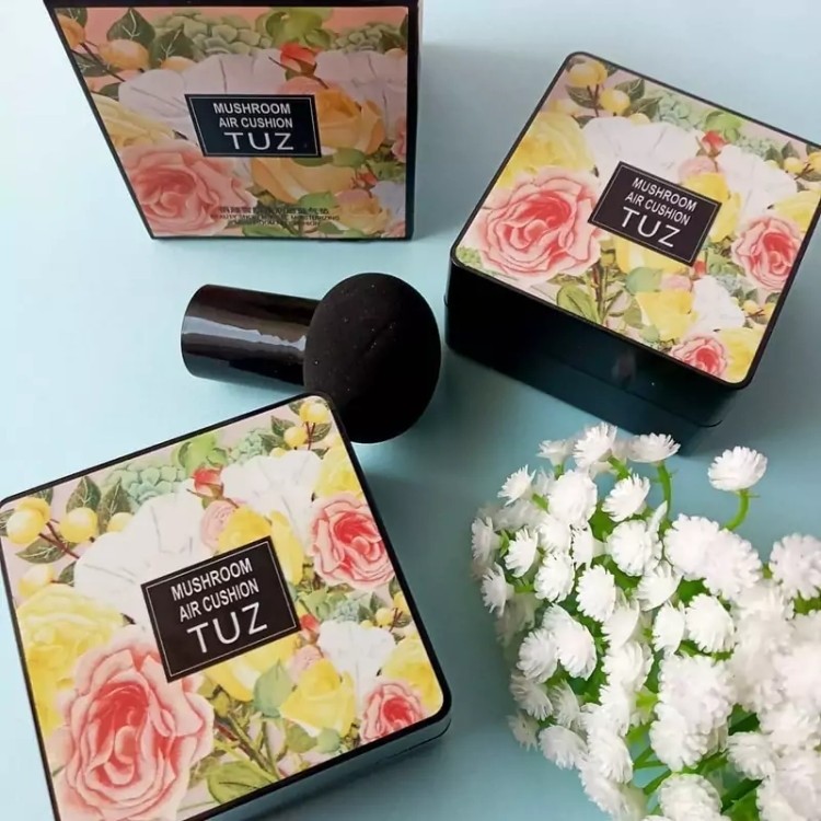 کوشن گیاهی توز Tuz شماره 2 پنکک مایع شماره طبیعی دو قابل استفاده به عنوان کرم پودر
