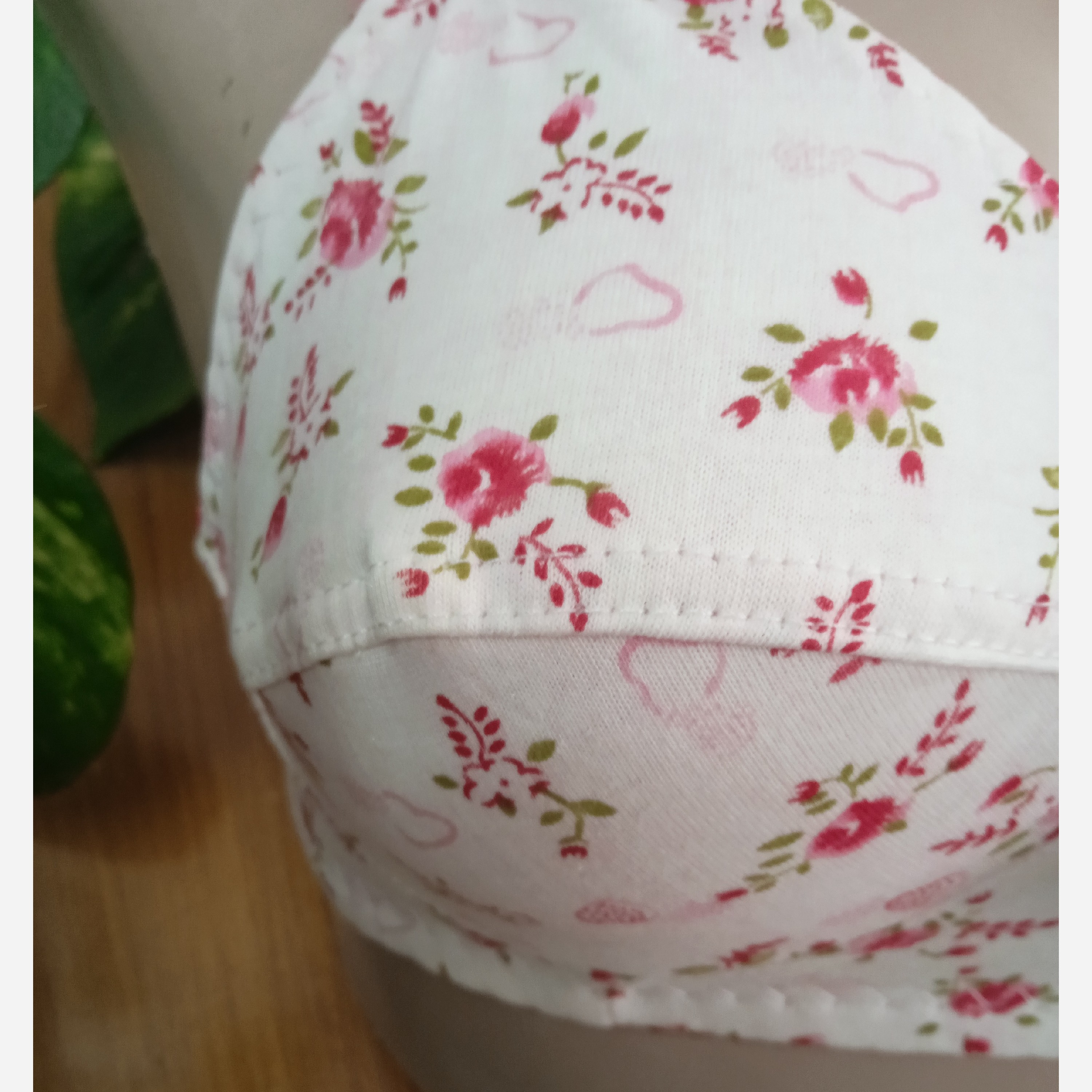 سوتین نخی اصل تمام دولایه گلدار و کیفیت عالی سایز70تا100 غرفه مهوان بانو