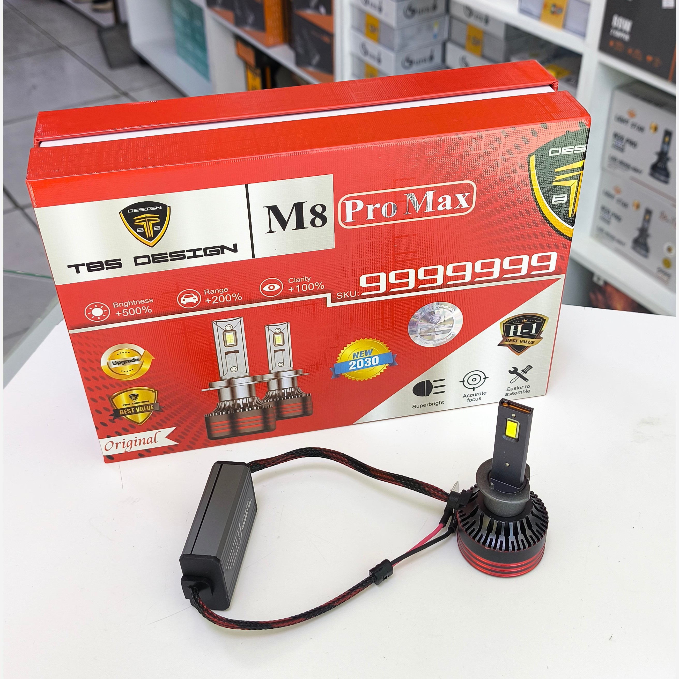 هدلایت M8 Pro Max توبیز (ام8پرومکس) اورجینال بسته دوعددی با گارانتی