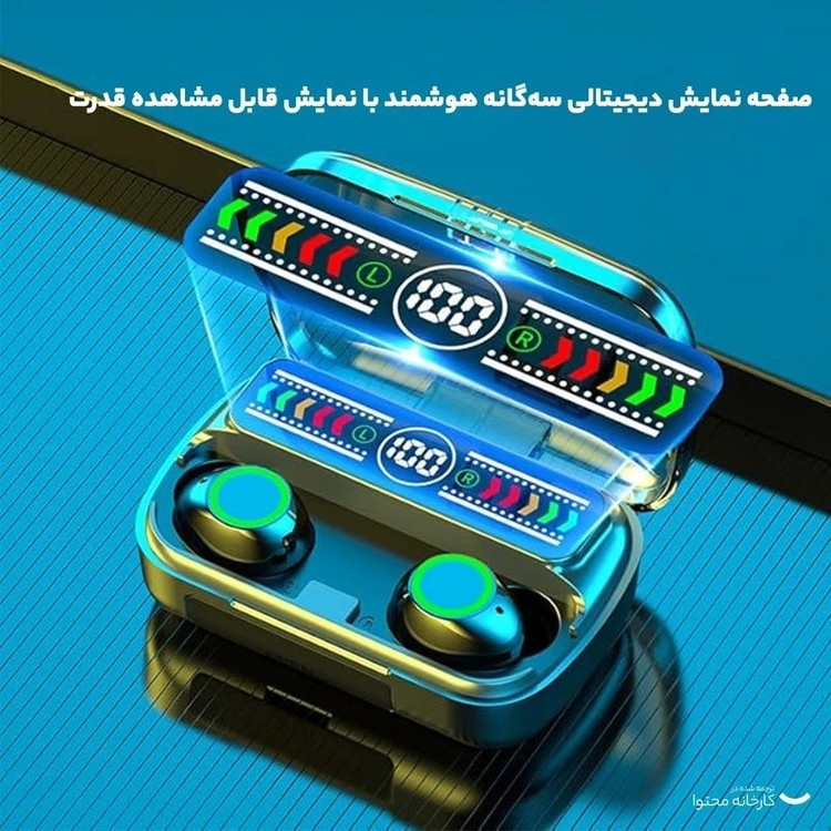 هندزفری بلوتوثی بی سیم و هدفون مدل M100 نسل جدید و نسخه 5.4