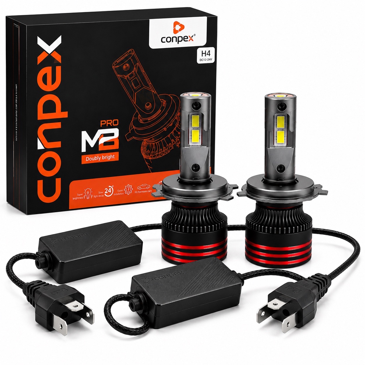 هدلایت کانپکس m8pro اصلی پایه H4 با گارانتی