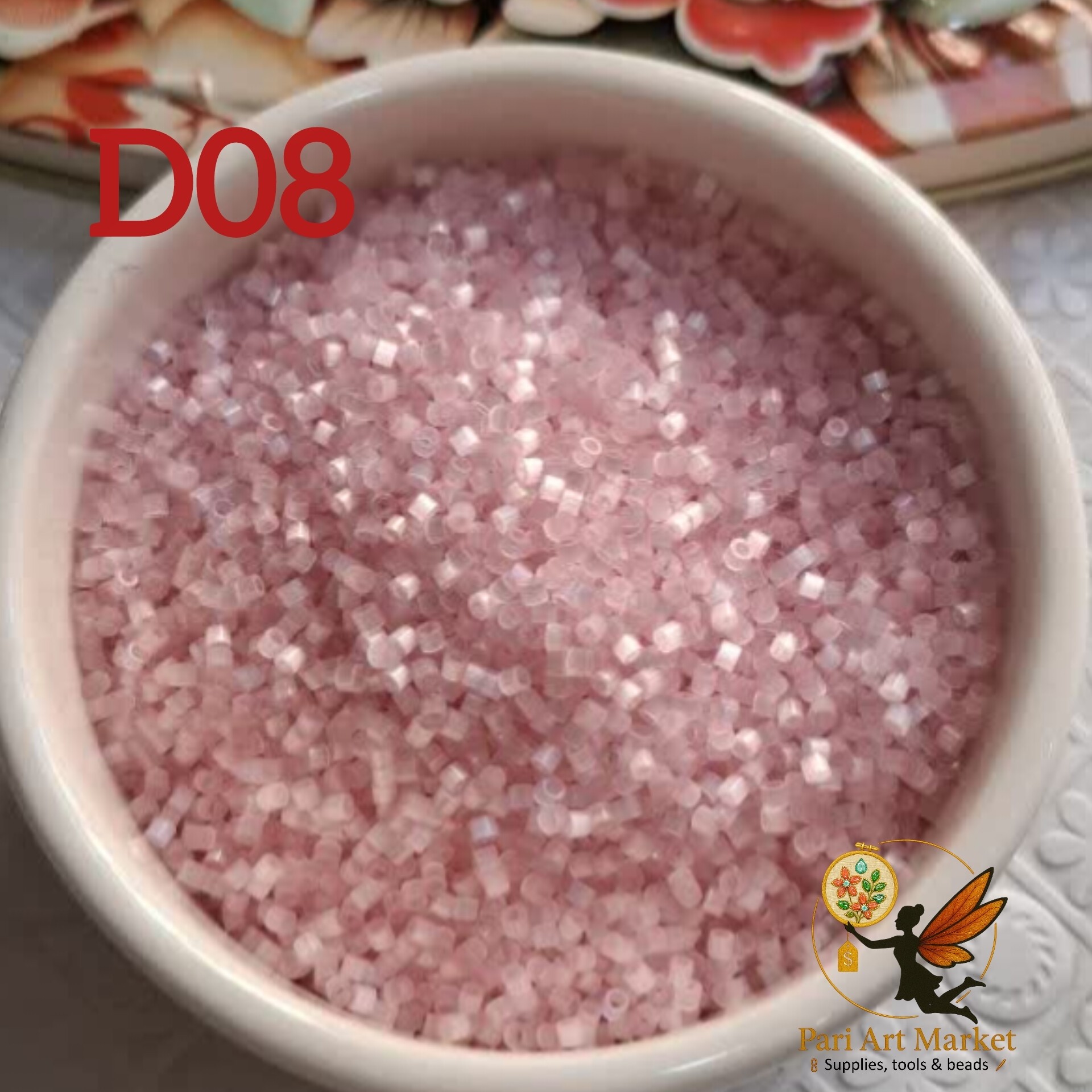منجوق دلیکا (طرح میوکی) 28 رنگ - قیمت برای 5 گرم است