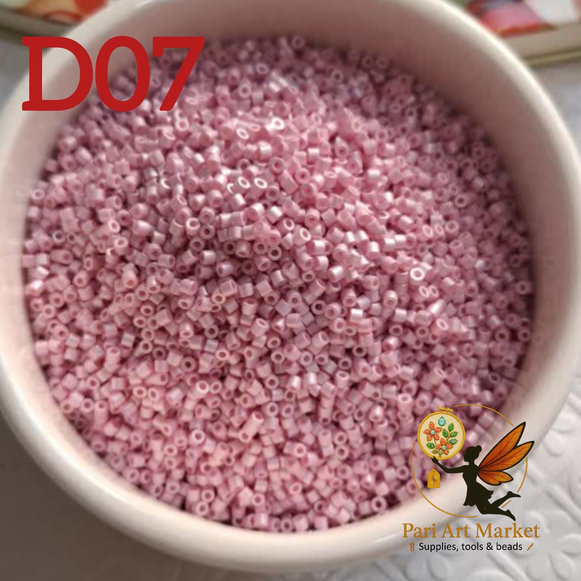 منجوق دلیکا (طرح میوکی) 28 رنگ - قیمت برای 5 گرم است