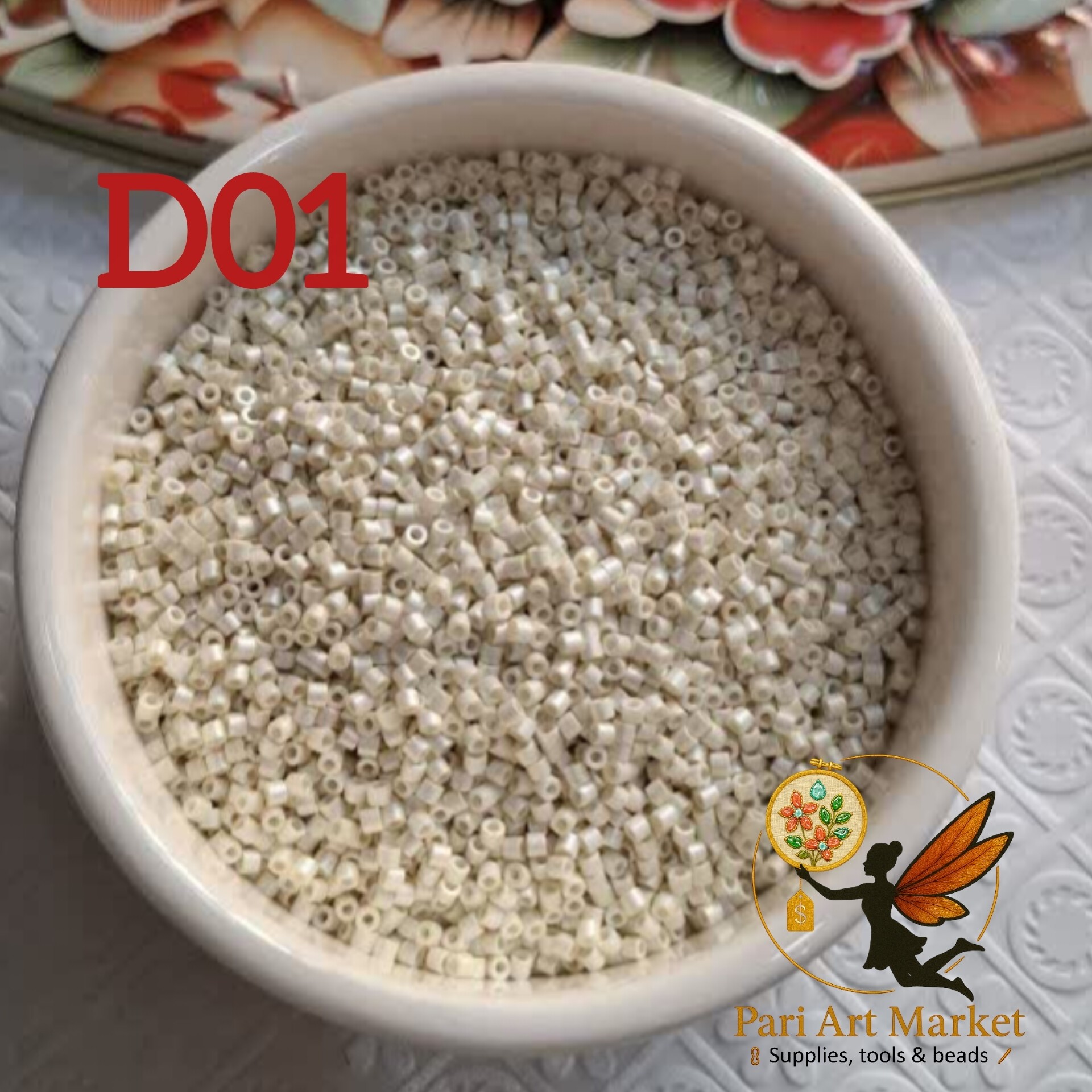 منجوق دلیکا (طرح میوکی) 28 رنگ - قیمت برای 5 گرم است