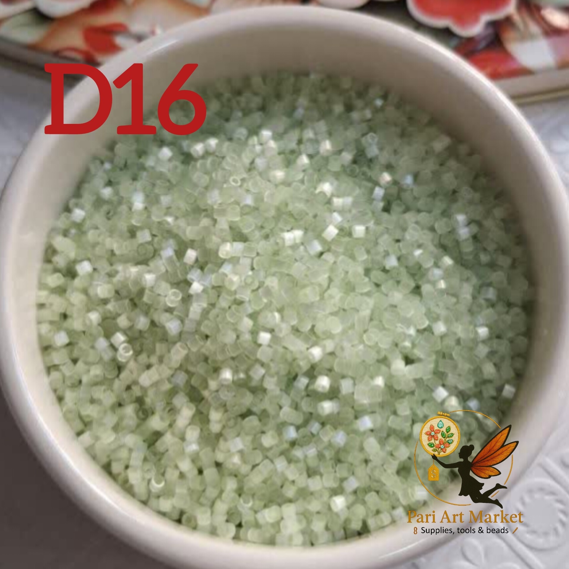 منجوق دلیکا (طرح میوکی) 28 رنگ - قیمت برای 5 گرم است