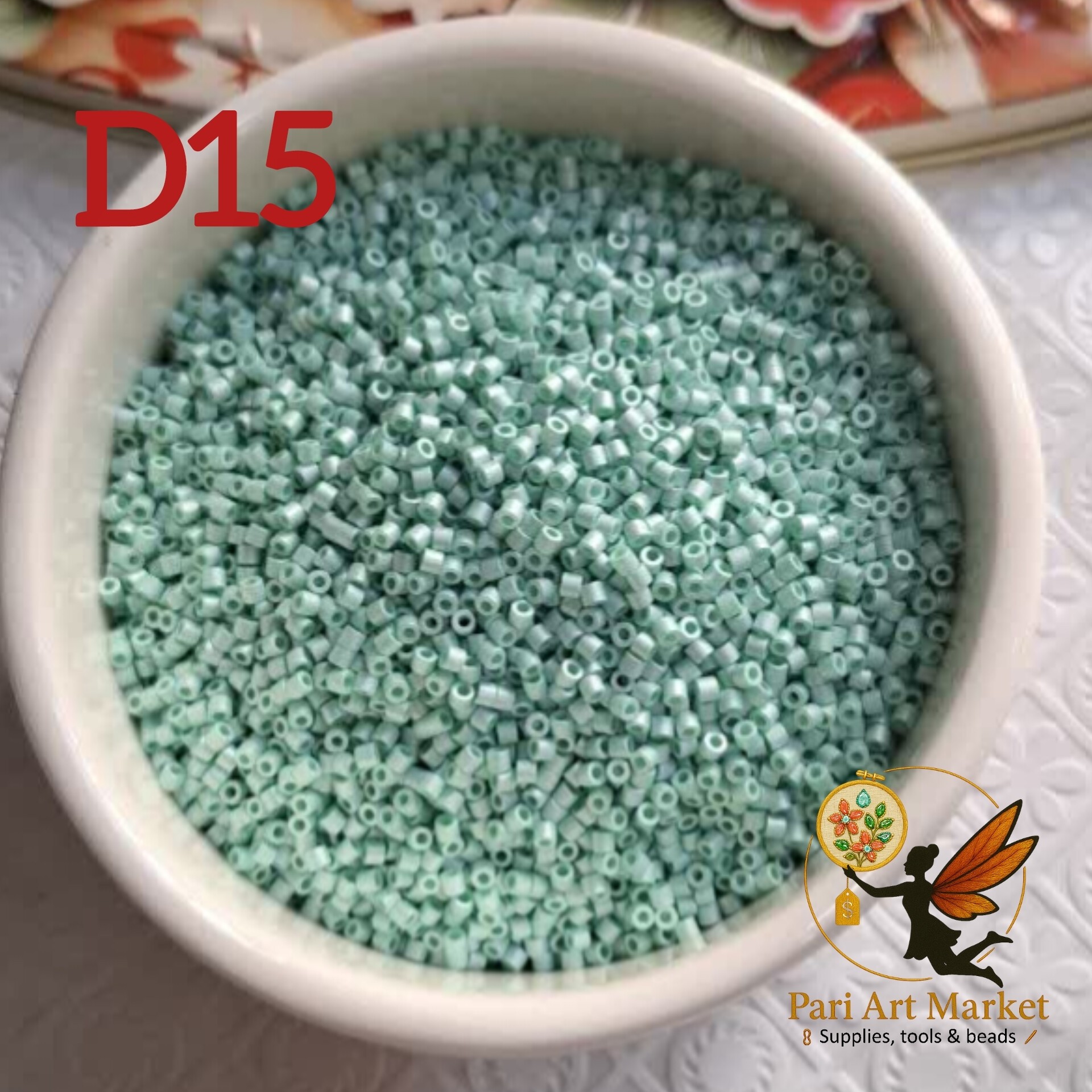 منجوق دلیکا (طرح میوکی) 28 رنگ - قیمت برای 5 گرم است