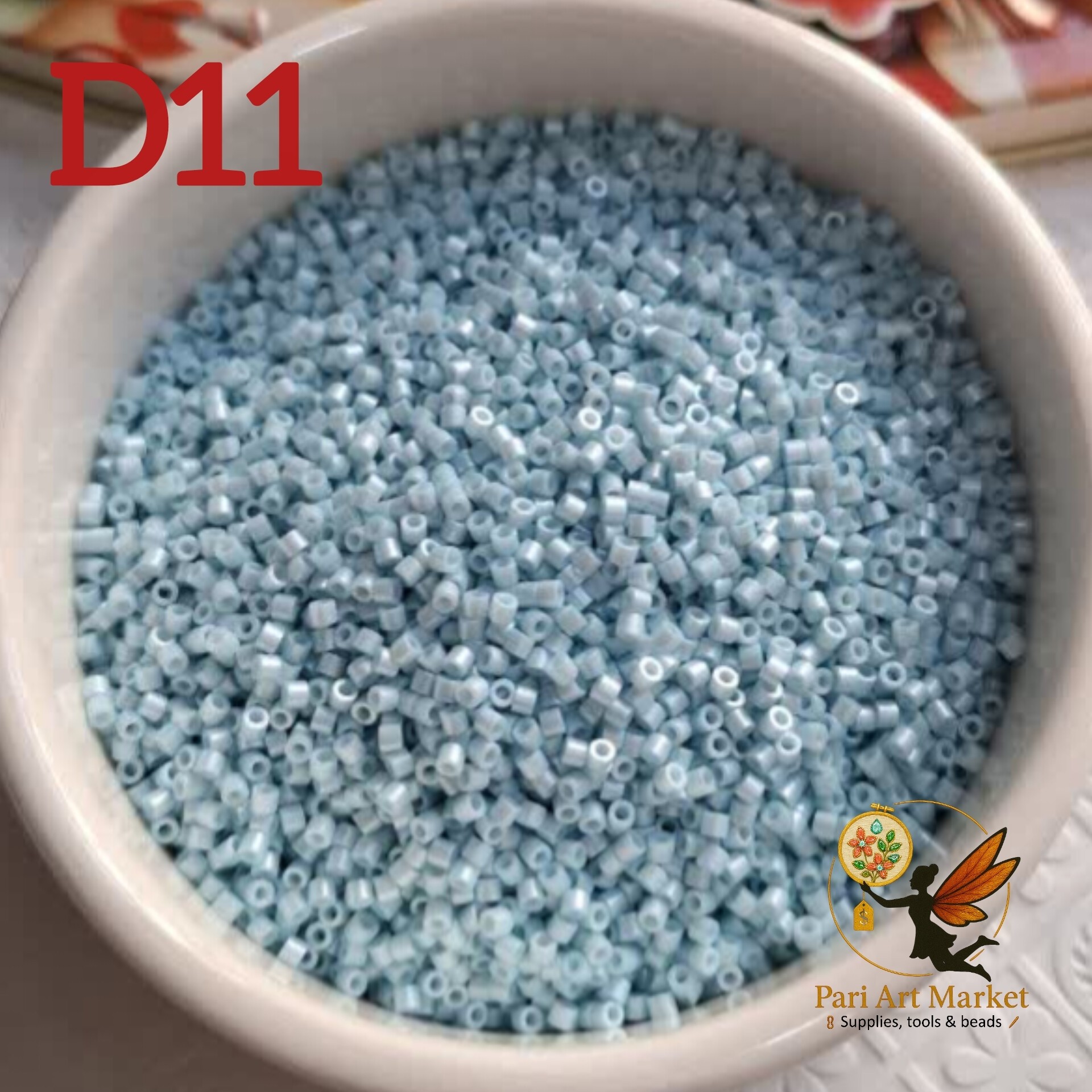 منجوق دلیکا (طرح میوکی) 28 رنگ - قیمت برای 5 گرم است