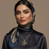 پلاک طلا آویز گردنی مدل سه قلب 150سوت قسطی