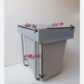 سطل زباله کابینتی تک قلو 25 لیتری