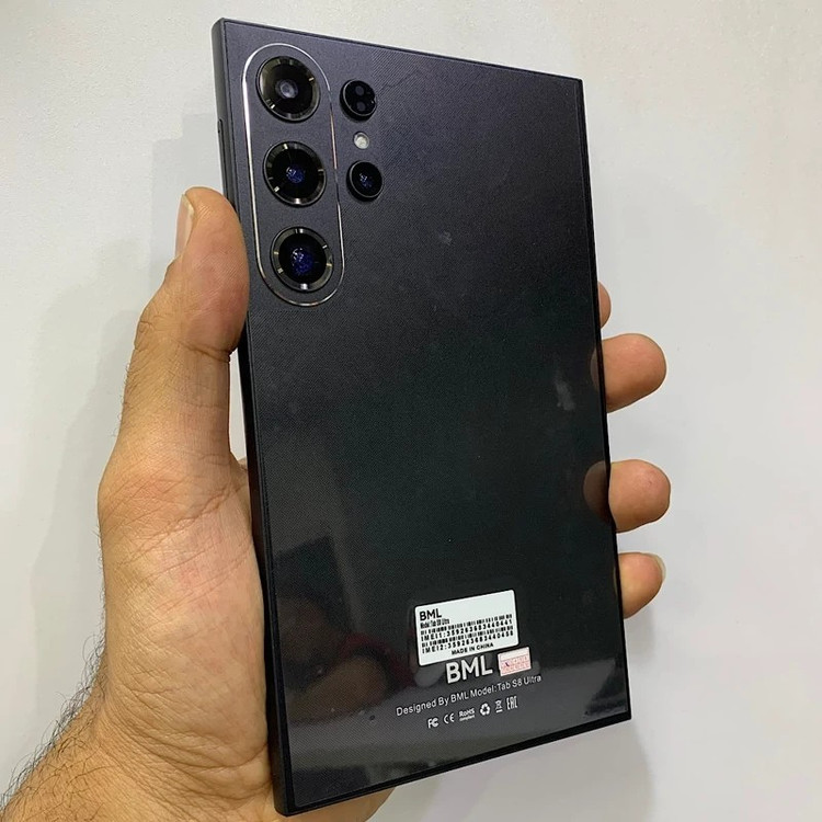 تبلت سیم کارت خور بی ام ال (BML) مدل AI PAD Tab S8 Ultra حافظه 256 گیگابایت رم 8 گیگ اندروید 14 پکیج کامل لوازم جانبی