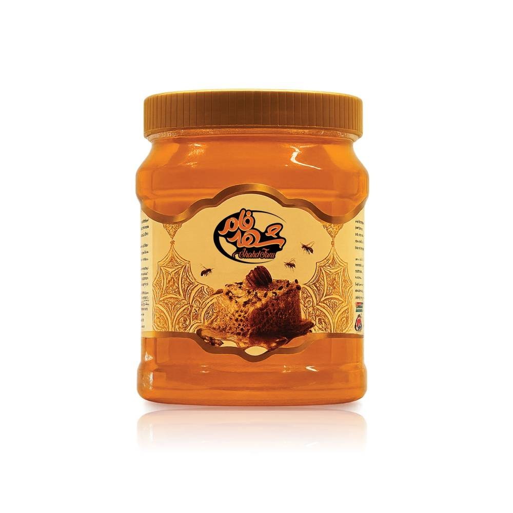 عسل چهل گیاه طبیعی900 گرم ( بونکه ) شهدفام ( ارسال رایگان )