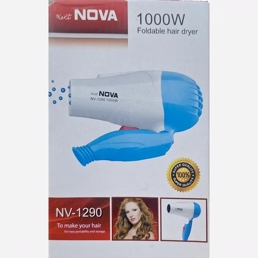 سشوار مسافرتی نوا اورجینال مدل NV-1290 تاشو 1000 وات