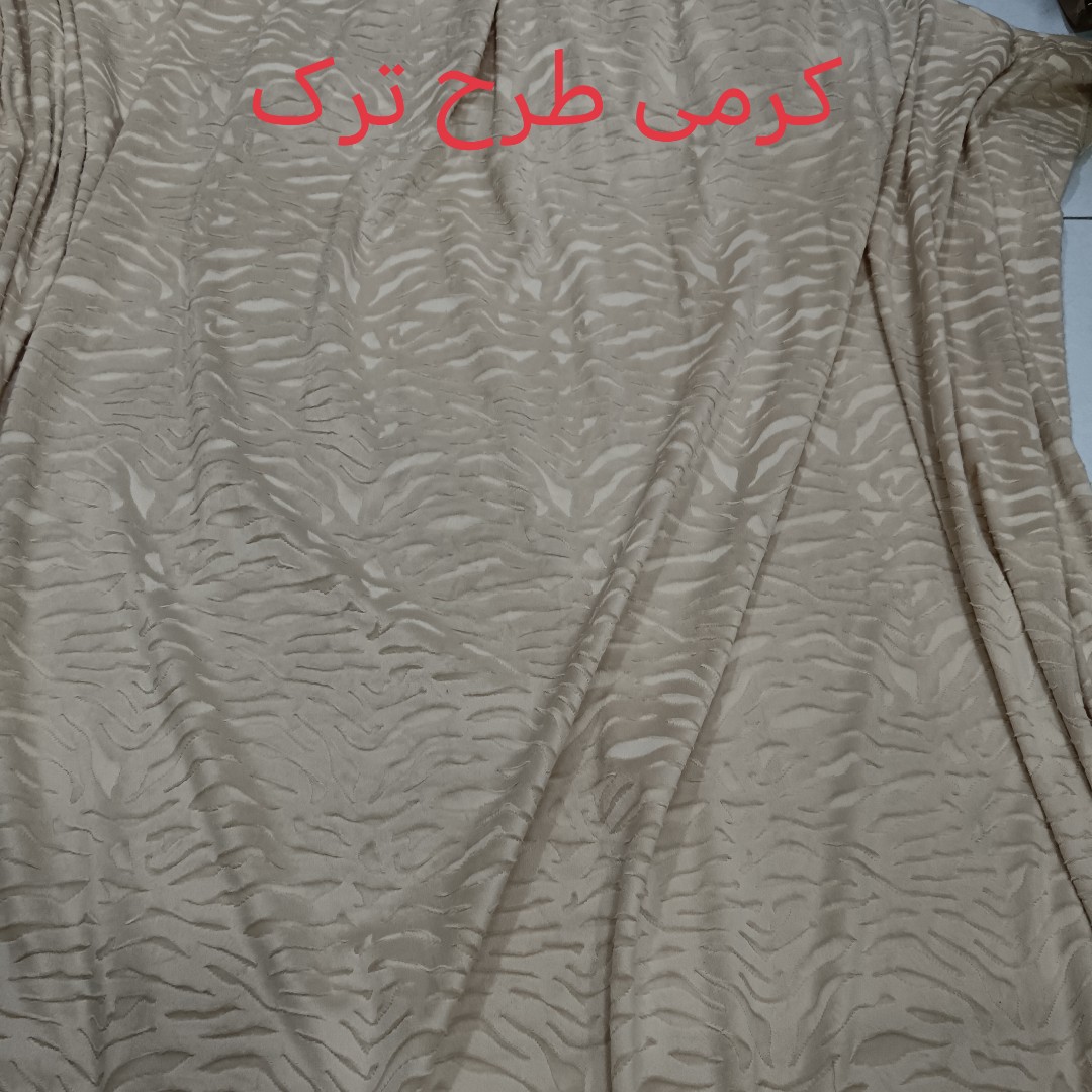 پارچه مخمل حبابی درجه یک (عرض 1.80 متر) - فوق العاده نرم، مناسب برای پتو، روی مبل و دستمال
