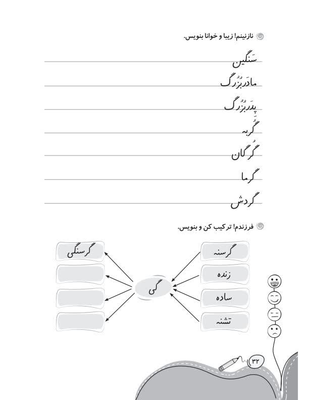 دفتر مشق پنج جلدی سلام