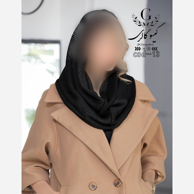 شال رینگی بافت اعلا طرح ساده پاییزه رنگبندی