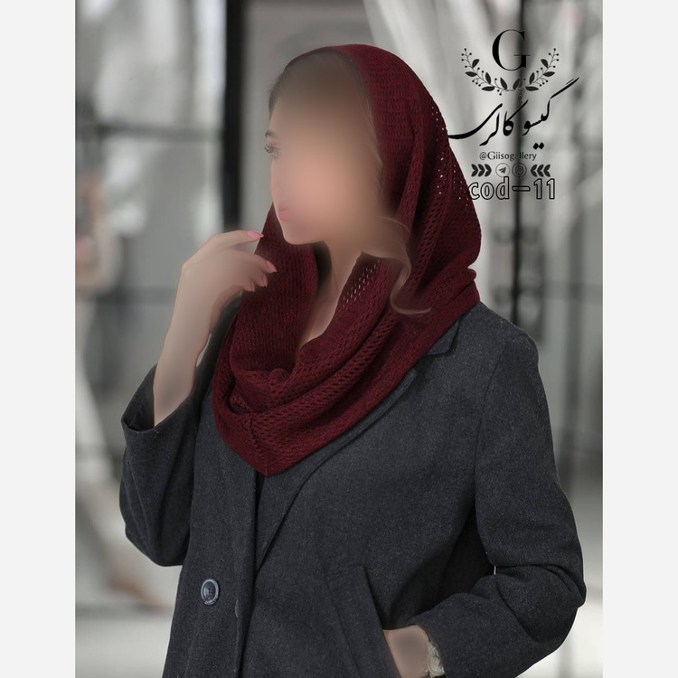 شال رینگی بافت اعلا طرح ساده پاییزه رنگبندی