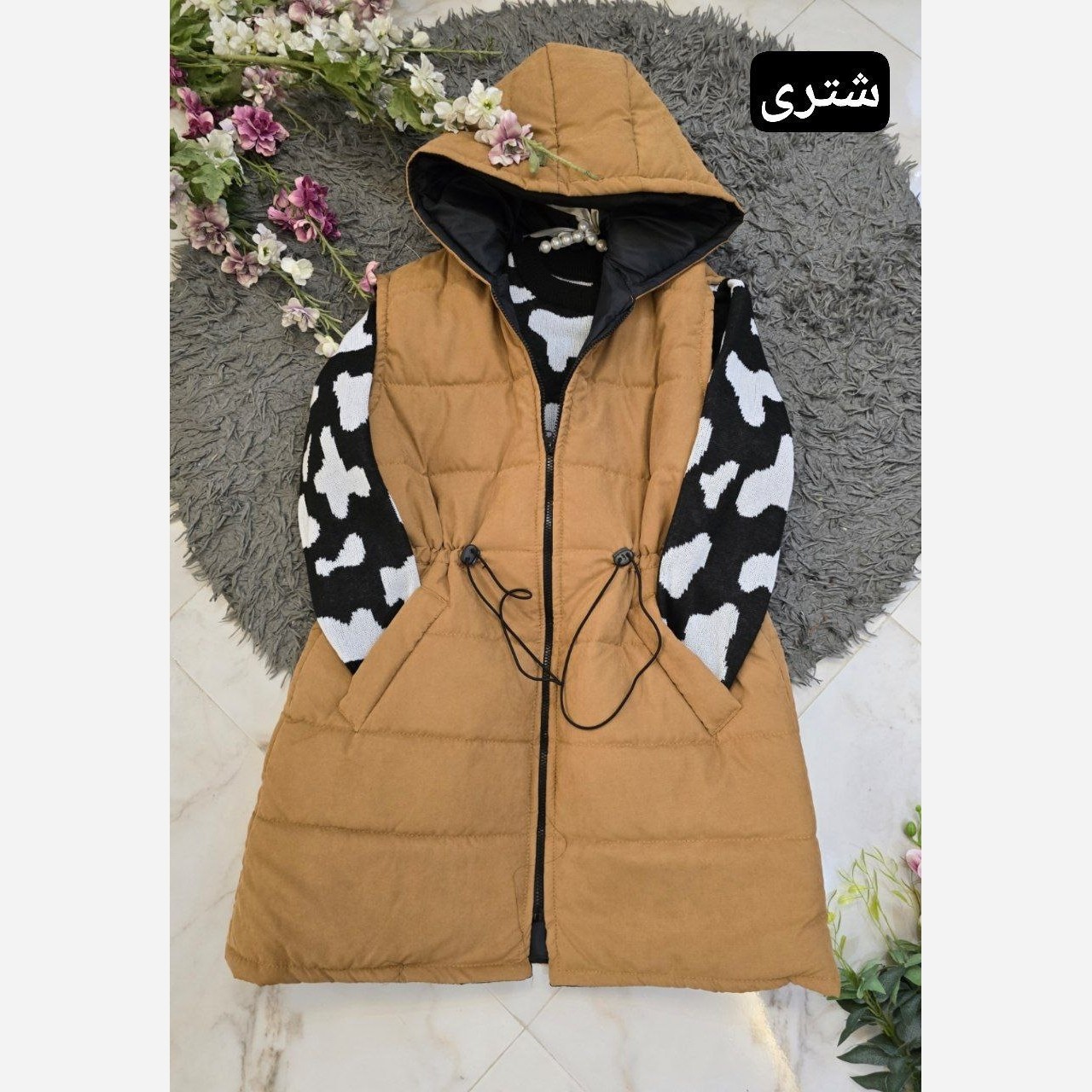 پافر زنانه پاییزه جنس میکرو کجراه درجه یک با ارسال رایگان
