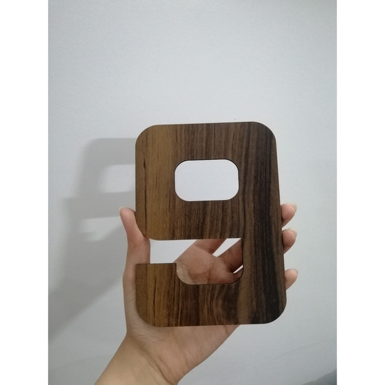 ساعت دیواری پازلی فانتزی چوب و مولتی استایل کد 03