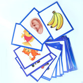 فلش کارت آموزشی نخستین واژگان (50 واژه) کارت تصویر لمینت شده.توضیحات مطالعه شود
