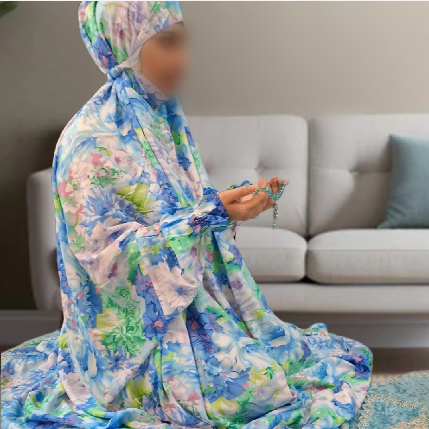 چادر نماز آستین دار ، جنس نخ نانو
