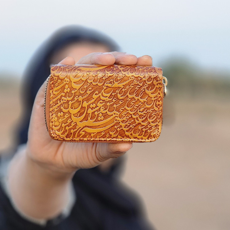 جاکارتی چرم طبیعی گاوی جاکارت دورزیپ چرم گاو دسترنگ