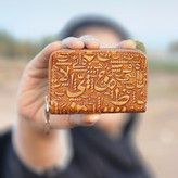 جاکارتی چرم طبیعی گاوی جاکارت دورزیپ چرم گاو دسترنگ