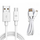 کابل شارژ 6 آمپر میکرو فست بدون پک کیفیت عالی