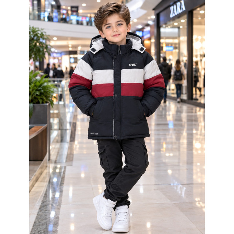 کاپشن پسرانه جنس تی سی