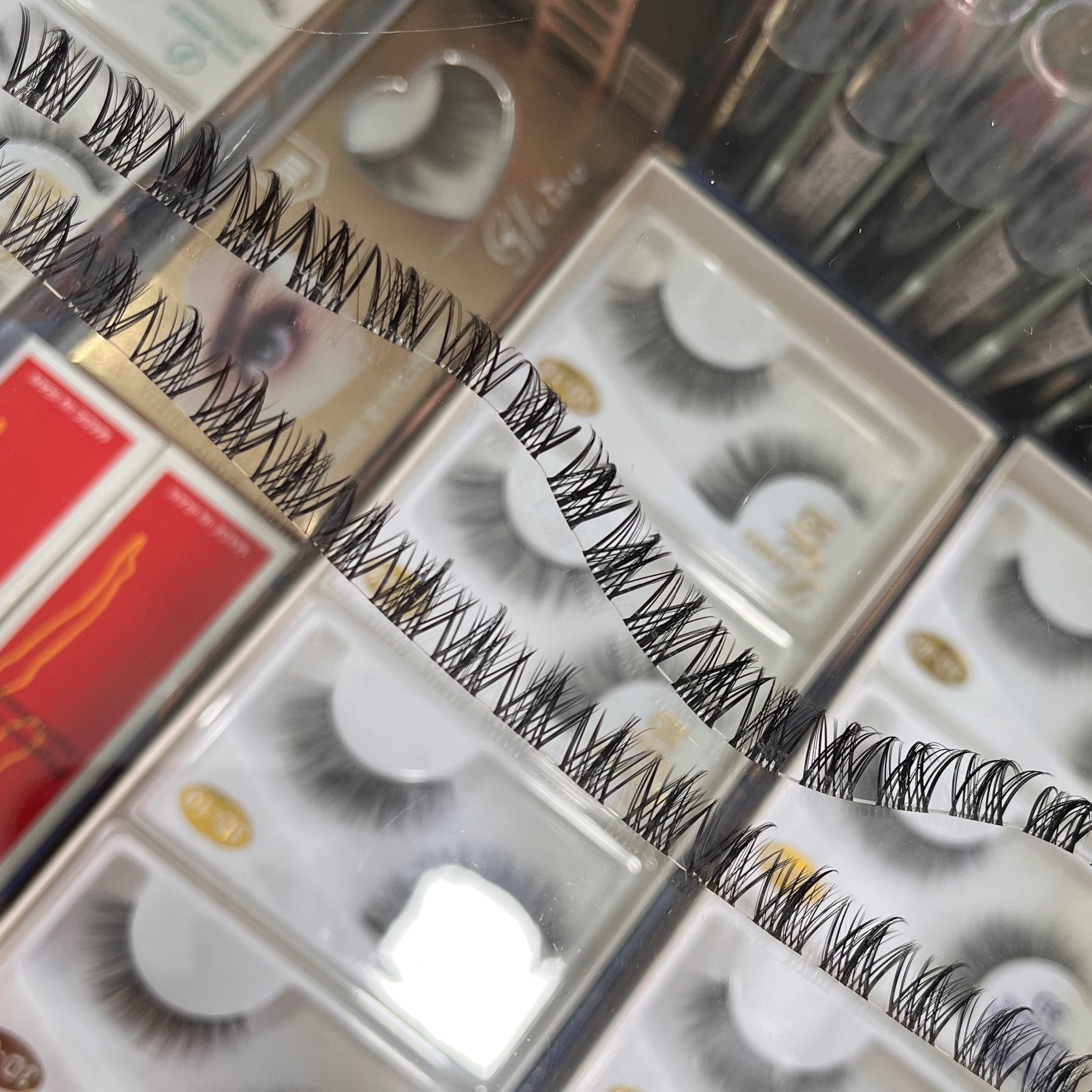 مژه ریسه ای کایلی سایز 12 و14طبیعی جنس خوب